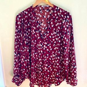 Beautiful cheetah print style blouse